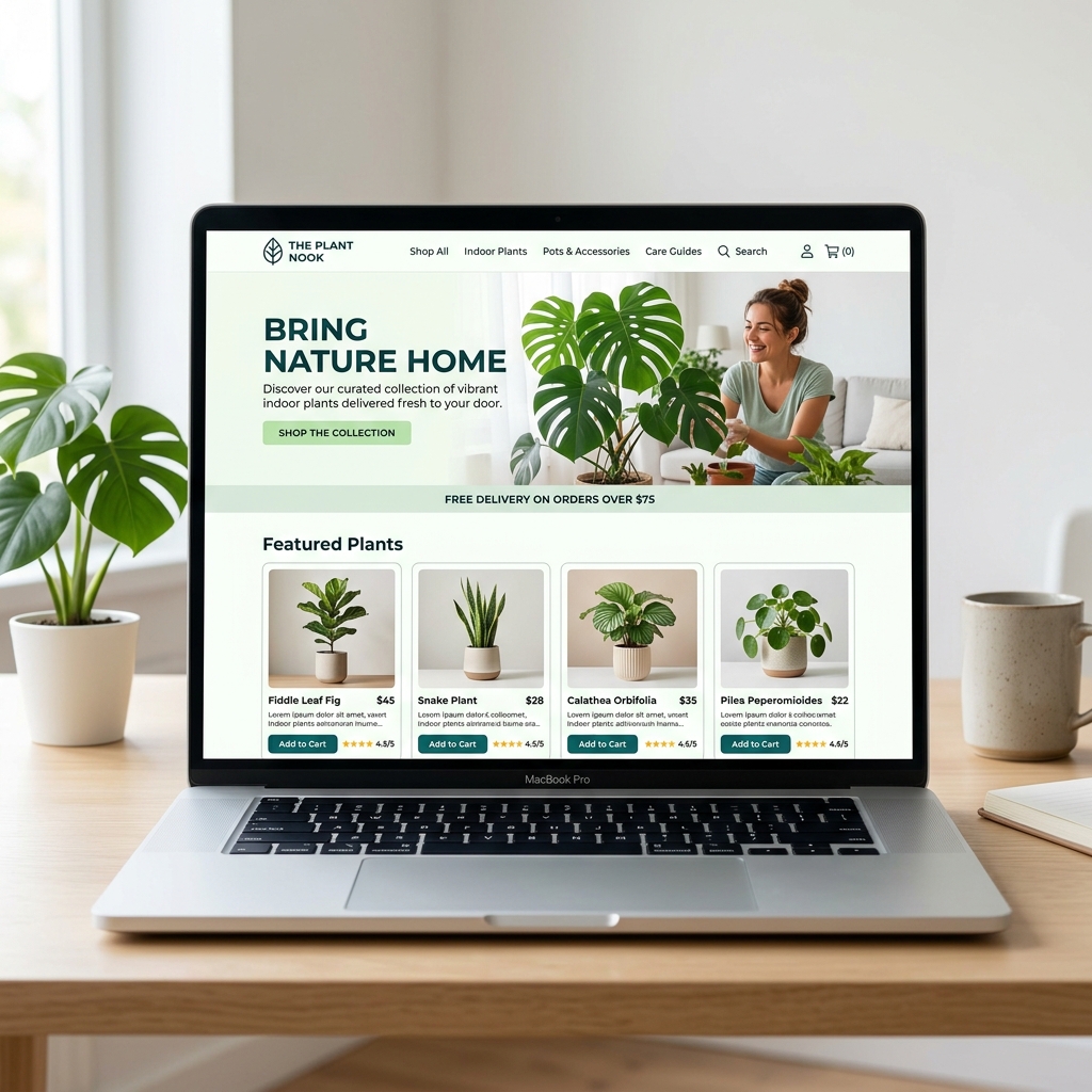 Plant E-Commerce — The Plant Nook