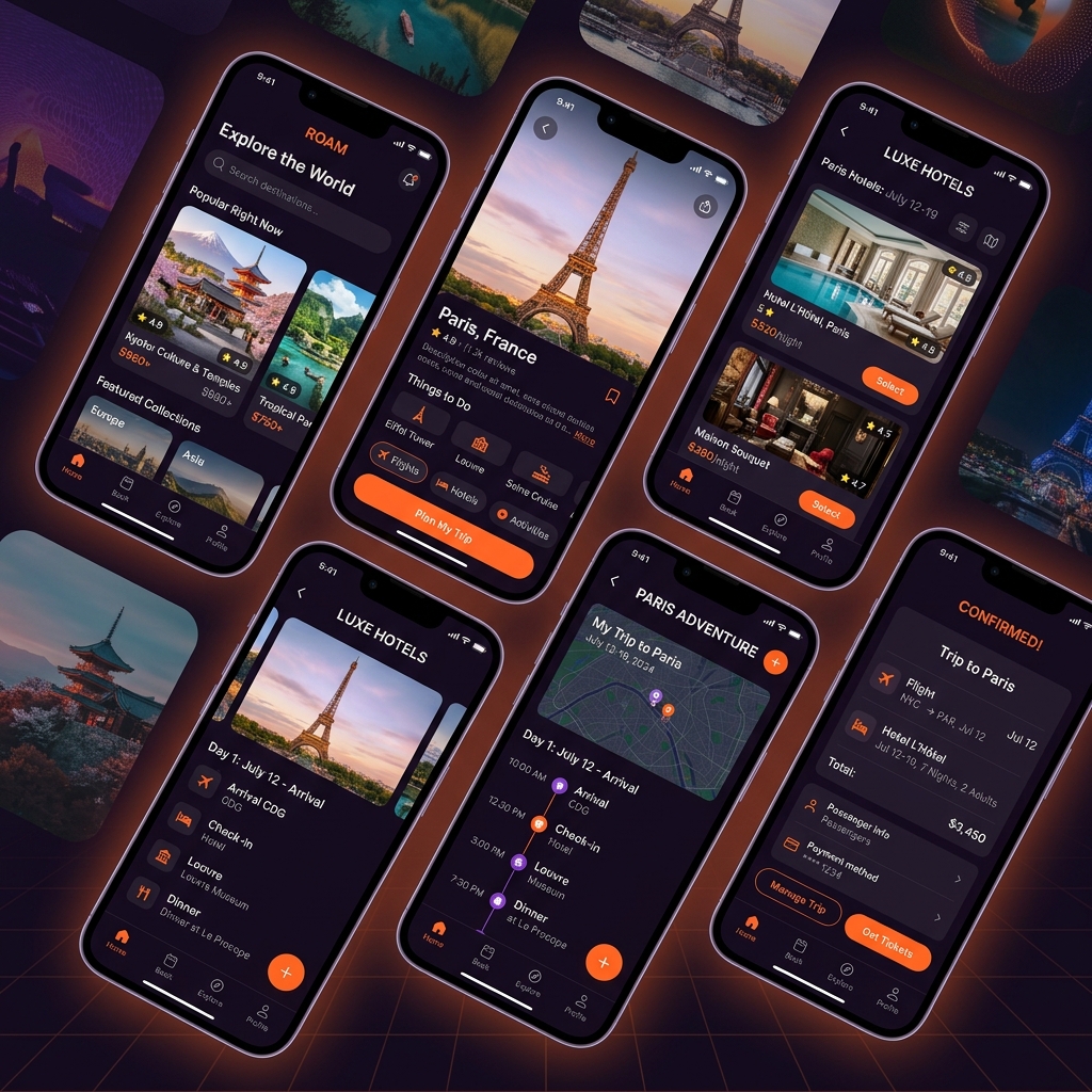 Travel Booking — Roam App